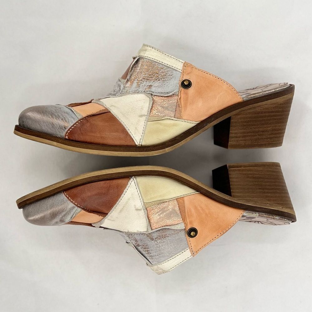 Dkode Jenelle Patchwork Multi Distressed Metallic… - image 4